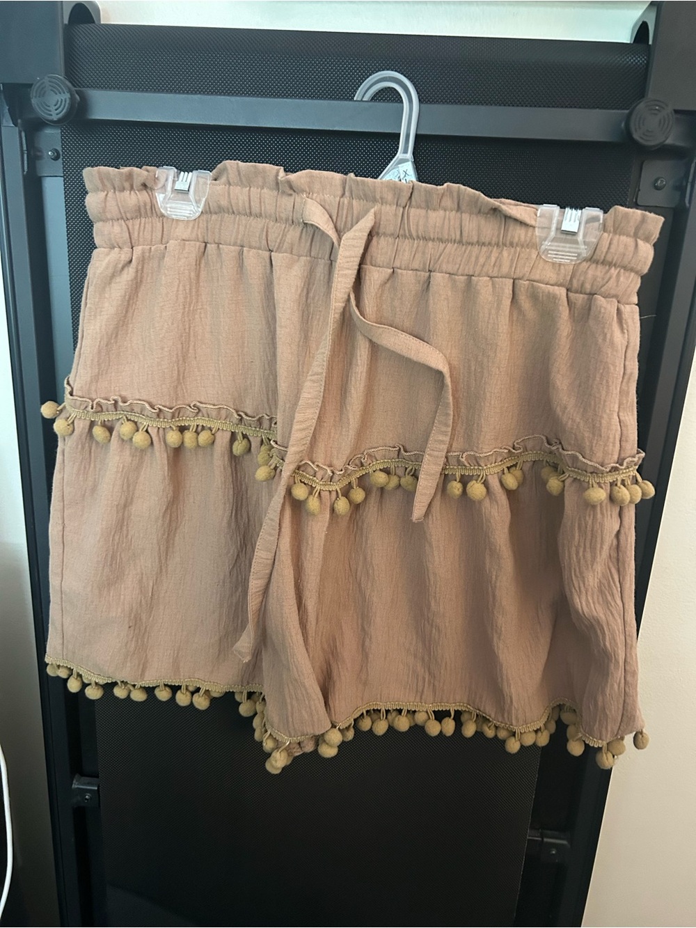 Grace Karin- tan shorts w/ balls size: XL
